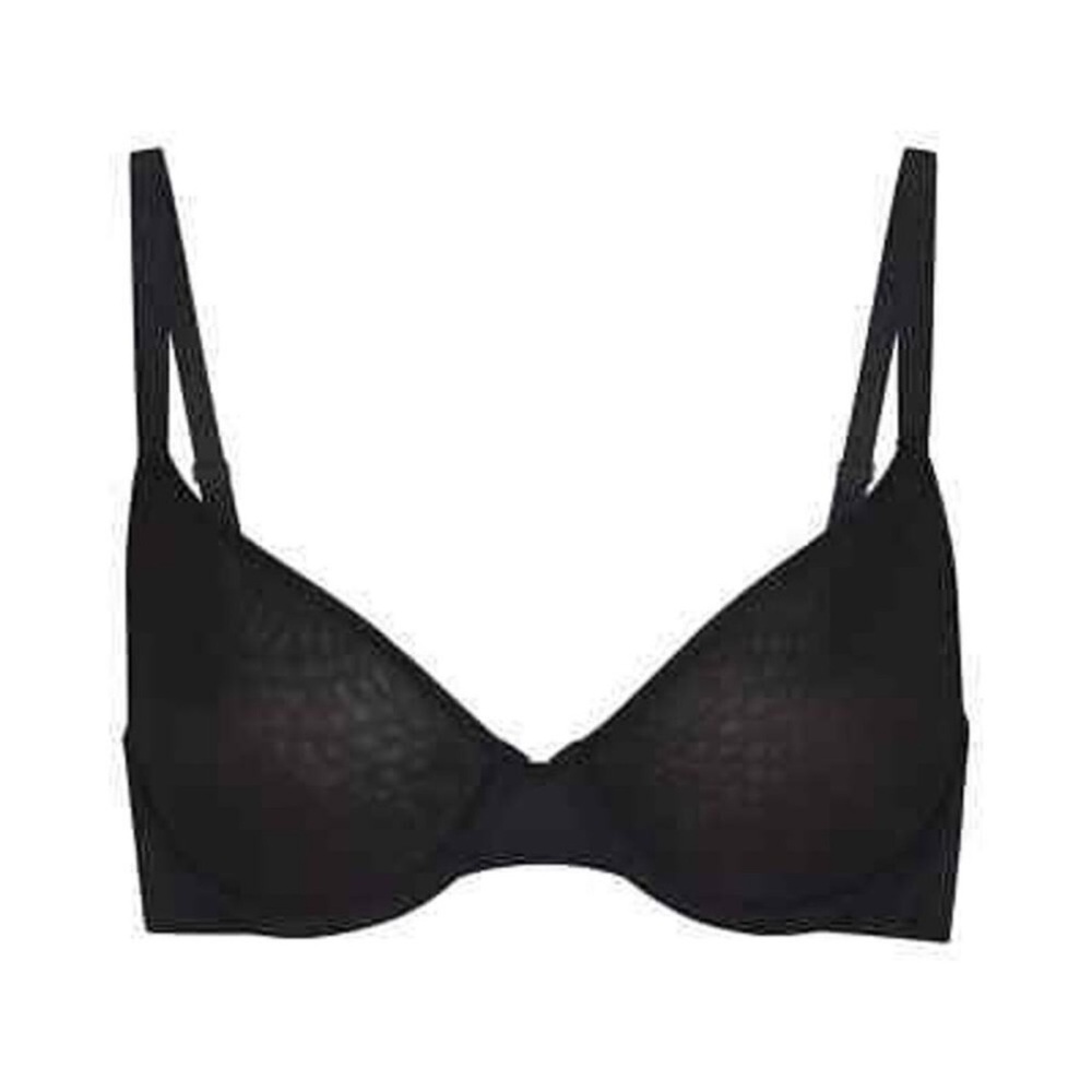Skims Weightless Demi Bra 32DD Onyx Black NWT DEM-1893